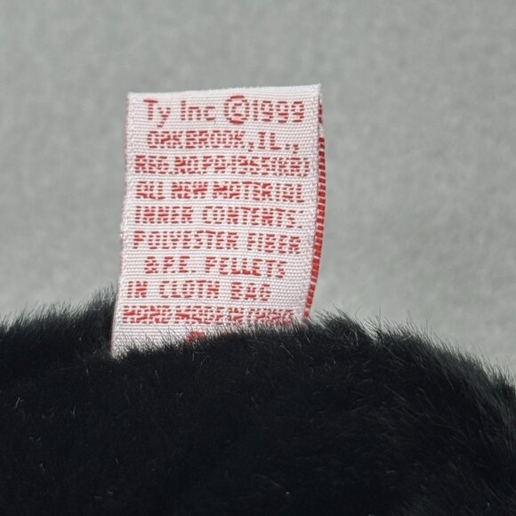 Vintage TY Beanie Buddies Congo Gorilla Black Plush Stuffed Animal 1999 12" - Picture 7 of 11